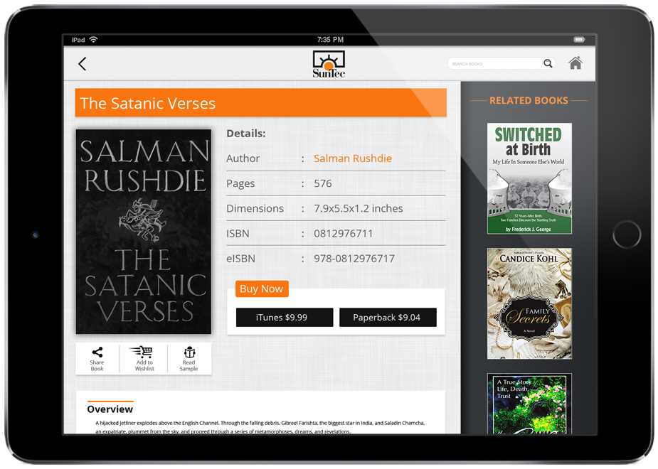 ebook catalog app for authors